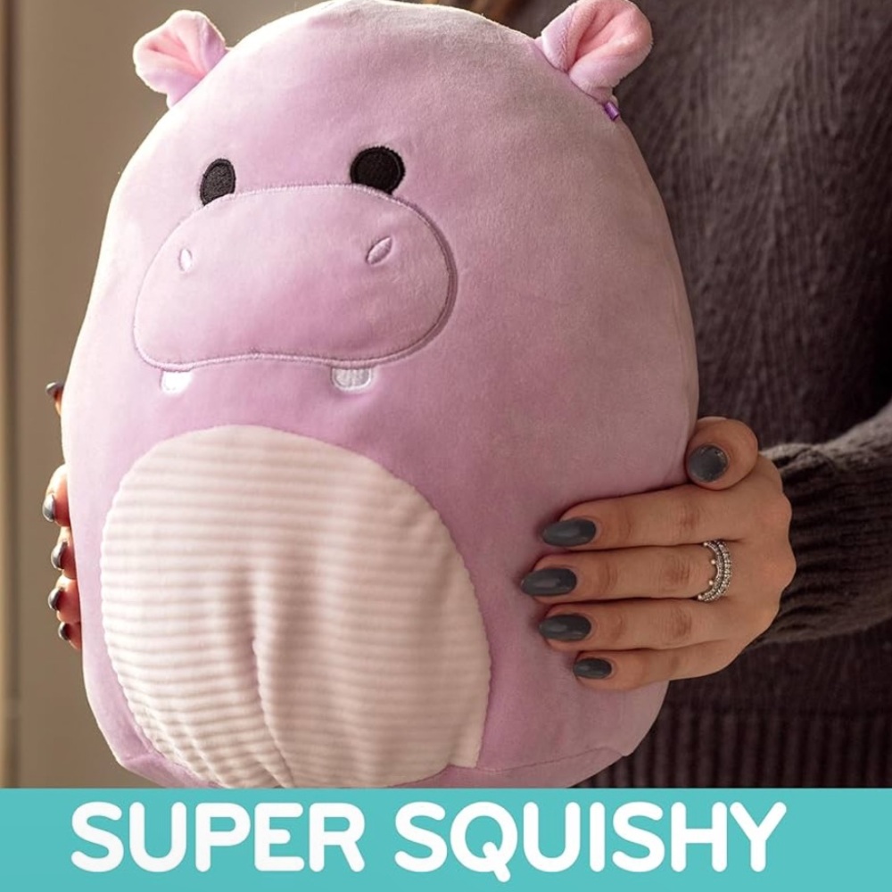NEW! Two Squishmallows 10" Hannah & Harrison The Hippos 2-Pack Plush Collectible - Picture 5 of 12